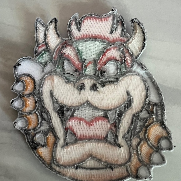 Bowser Embroidery Patch (Iron On) - Picture 2 of 2